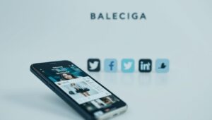 Balenciaga media sosial