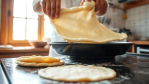 proses memasak roti canai