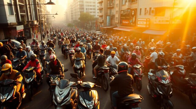 analisis kemacetan motor