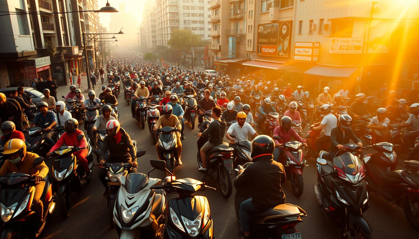 analisis kemacetan motor