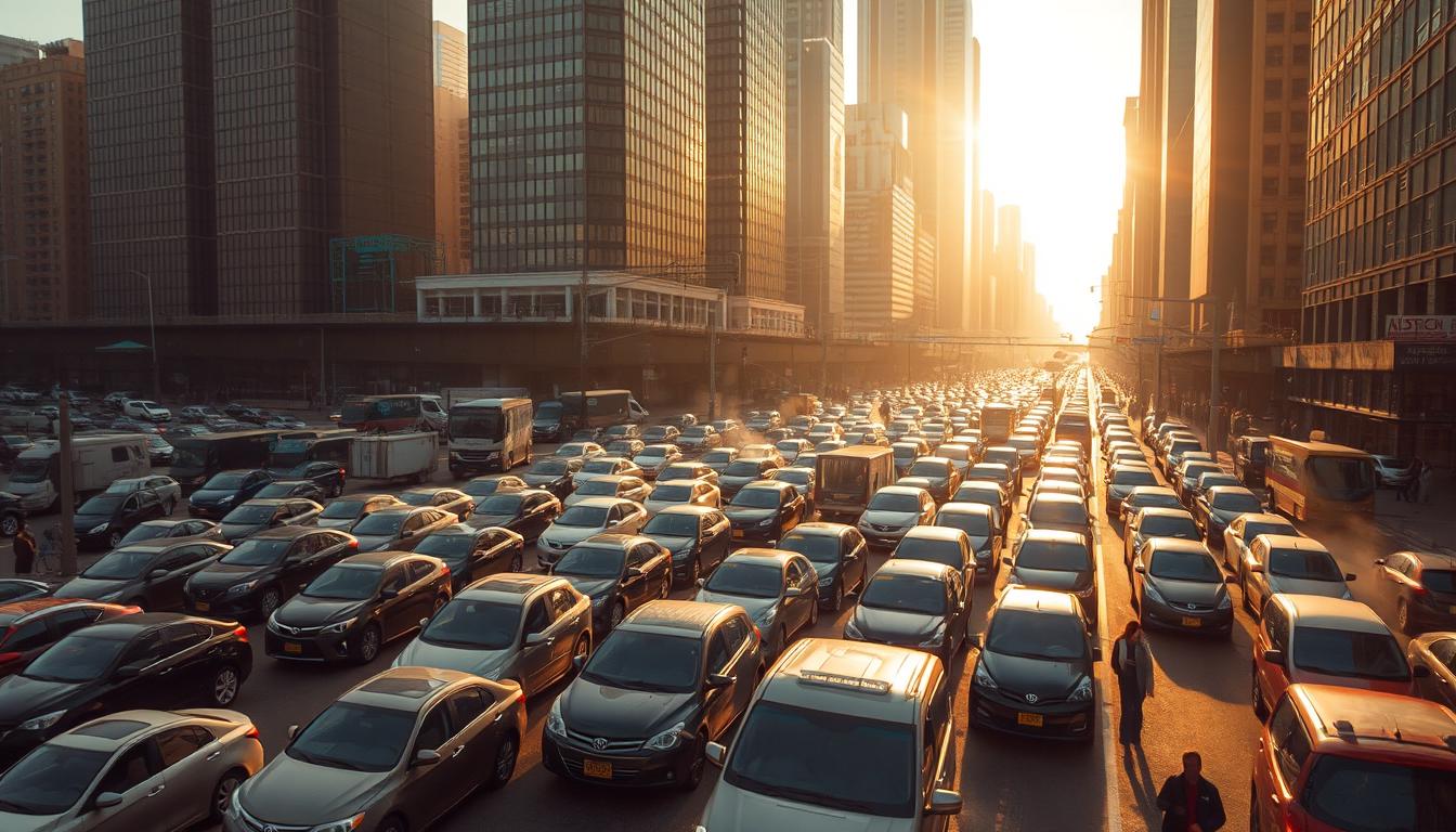 kemacetan di kota besar